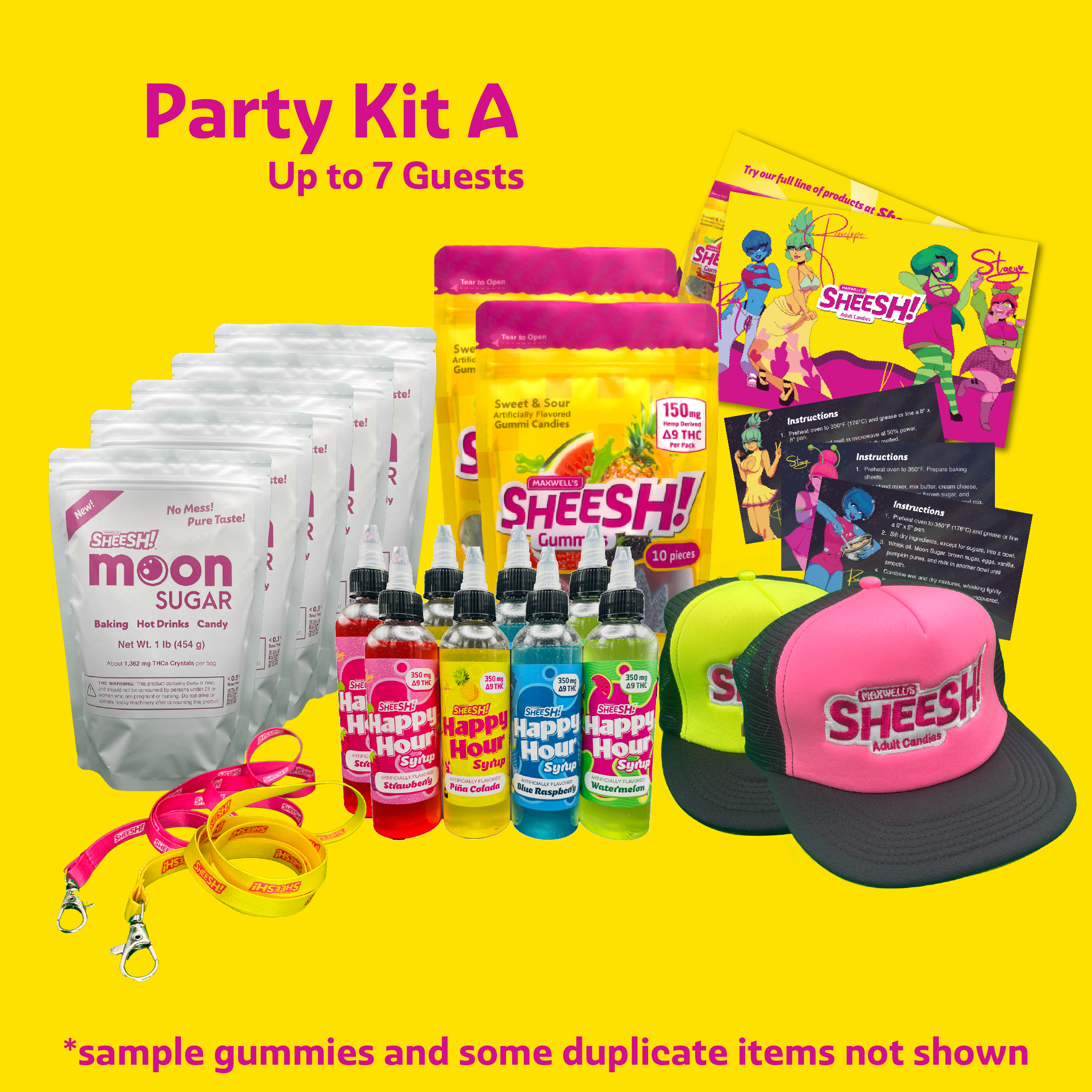 Party Kit A (up to 7 guests)